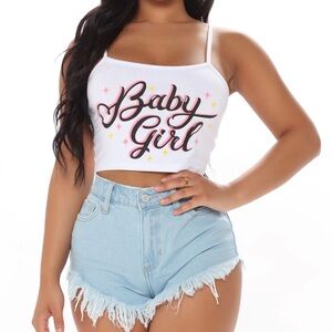FASHION NOVA GRAPHIC TEE baby girl tee